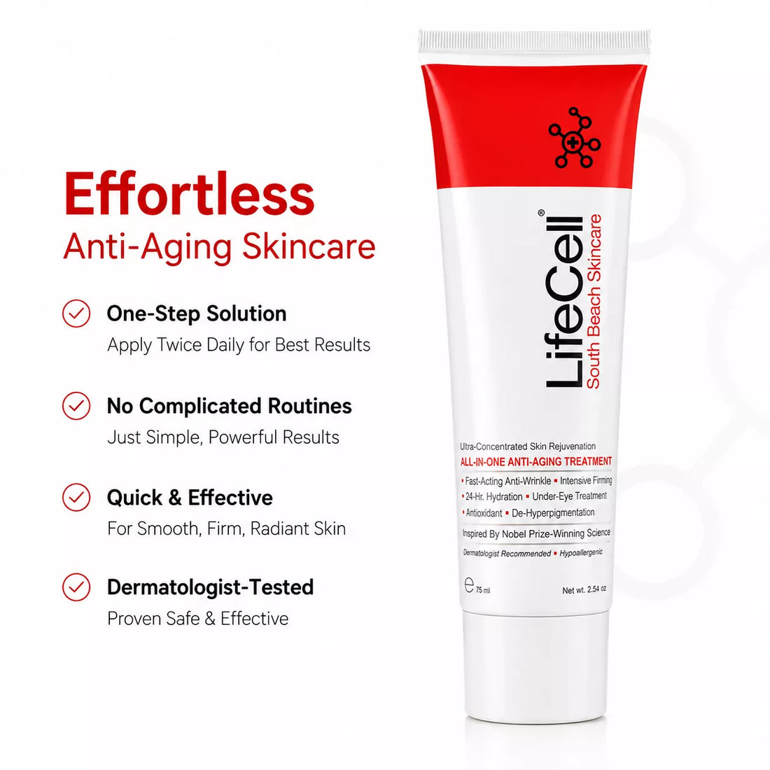 LifeCell Anti-Aging Face Cream, 2.54 oz