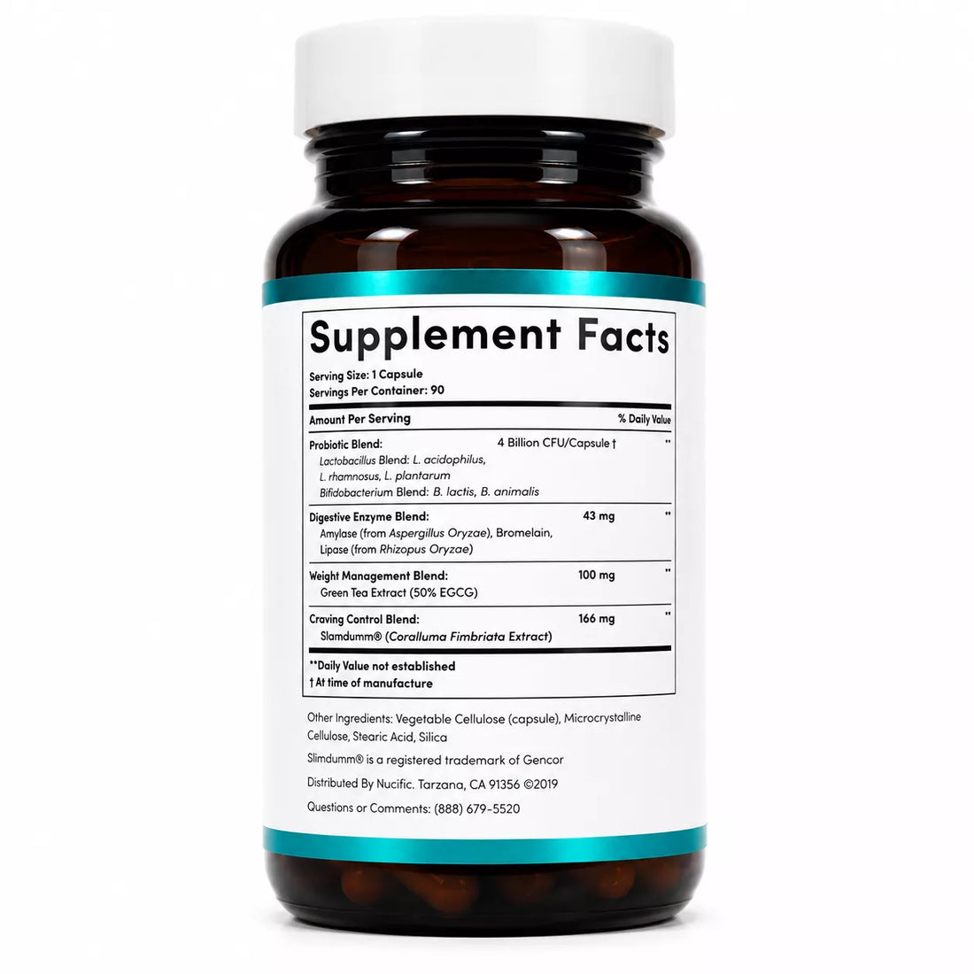 Nucific Bio-X4 4-in-1 Probiotic Supplement, 90 Capsules