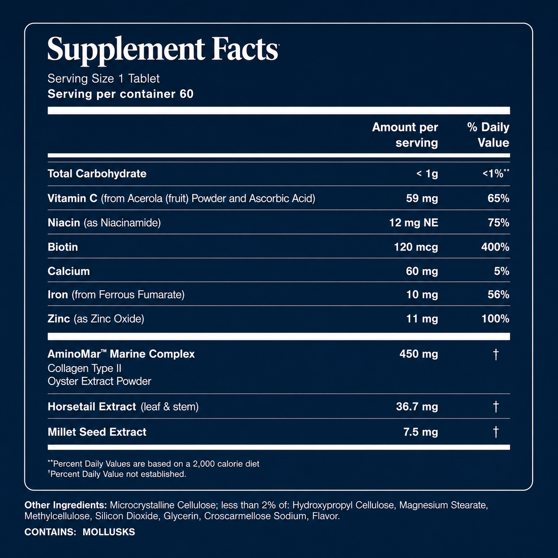 Viviscal hair growth supplement bottle 180 tablets
