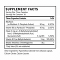 Thorne Methyl-Guard Plus supplement facts label