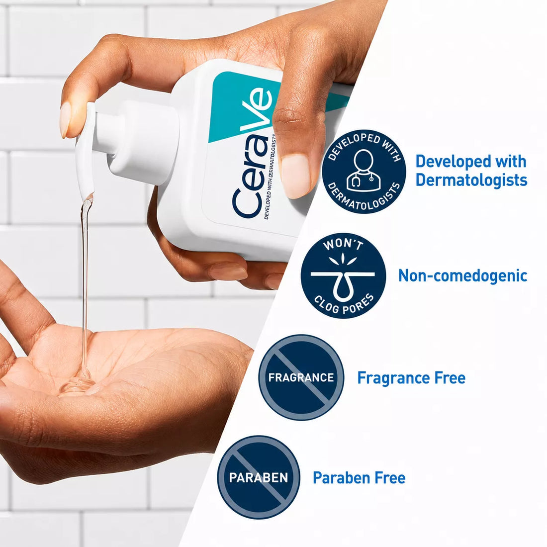 CeraVe Acne Treatment Face Wash, 2% Salicylic Acid